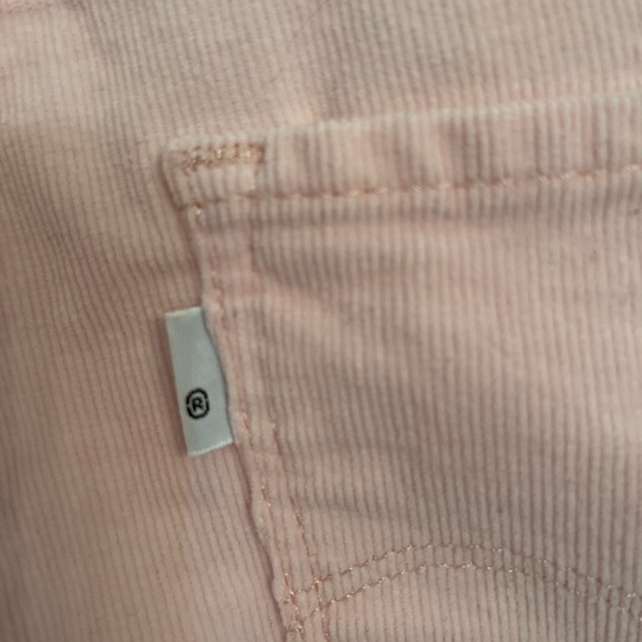 Levi’s 32x29 lite pink corduroy boot cut pants women’s used 725 - Picture 3 of 10